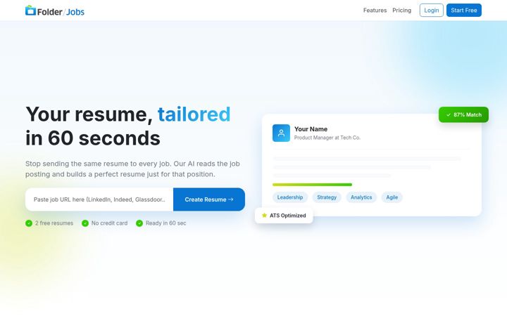 Screenshot of folderjobs.ro