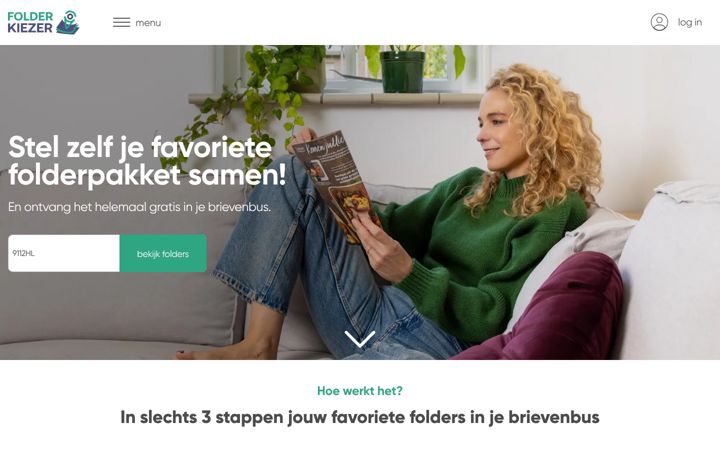 Screenshot of folderkiezer.nl