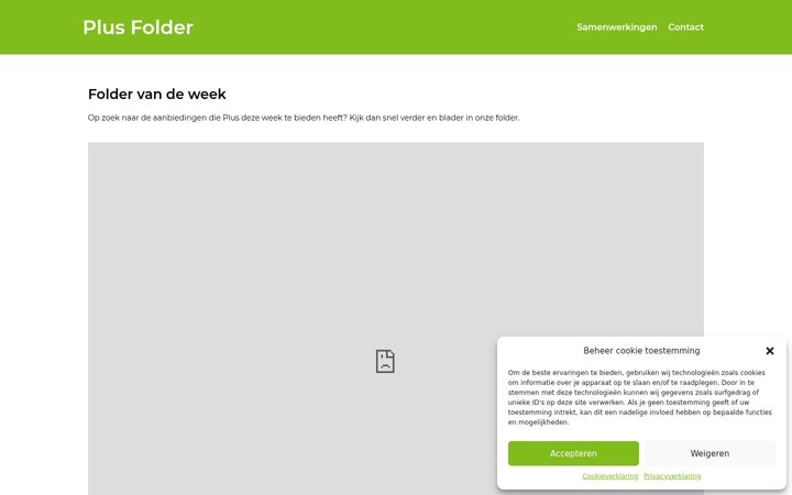 Screenshot of folderplus.nl