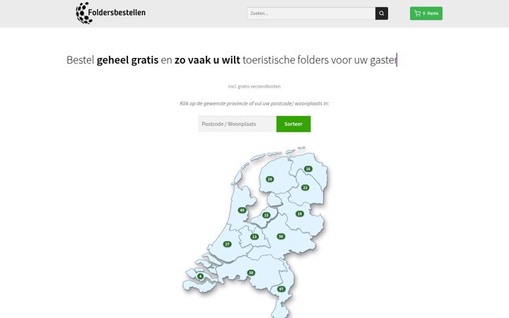 Screenshot of foldersbestellen.nl