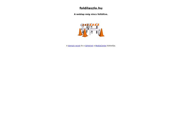 Screenshot of foldilaszlo.hu