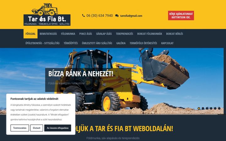 Screenshot of foldmunka.eu