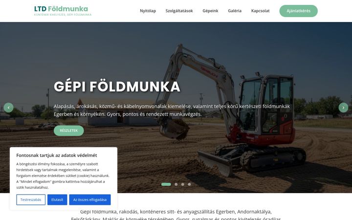 Screenshot of foldmunkakontenereger.hu