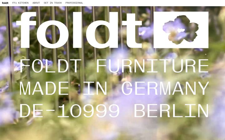 Screenshot of foldt.de
