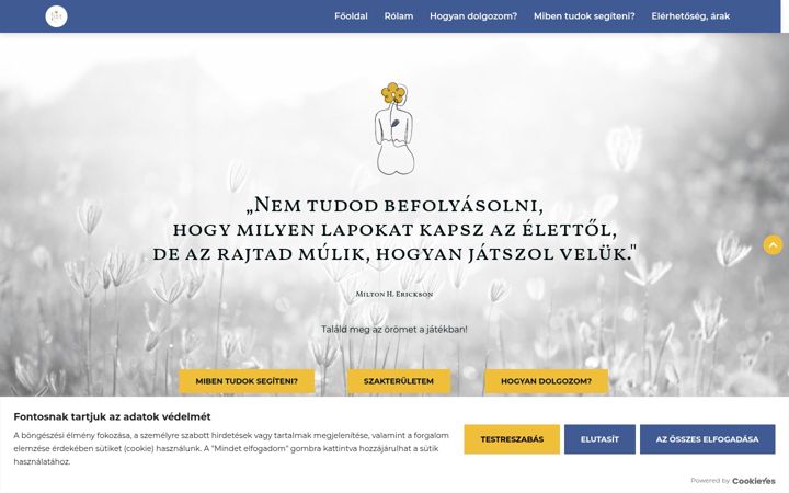 Screenshot of foldvaribarbara.hu