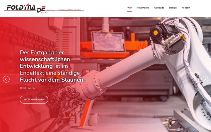 Screenshot of foldyna.de
