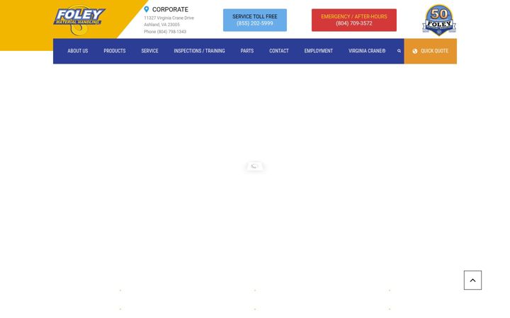 Screenshot of foleymaterialhandling.com
