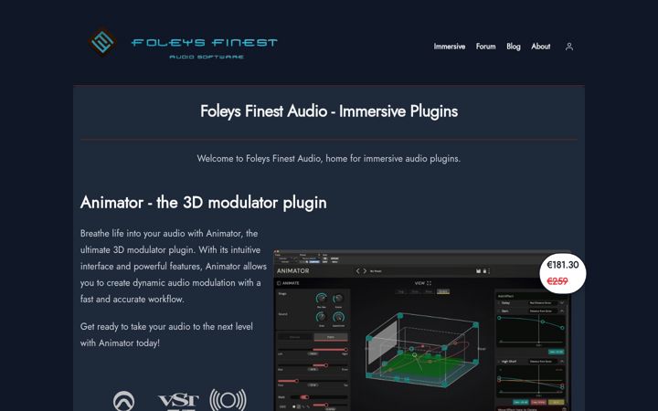 Screenshot of foleysfinest.com