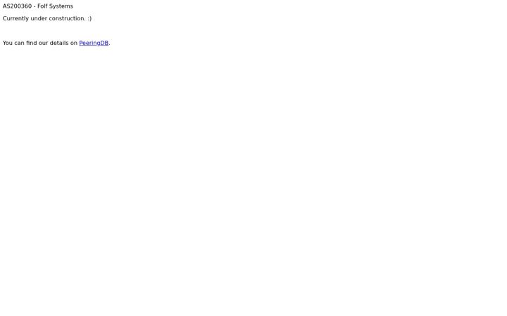 Screenshot of folf.systems