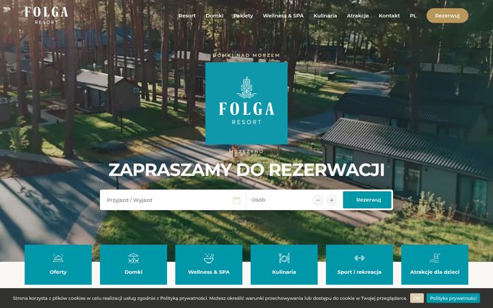 Screenshot of folgaresort.pl