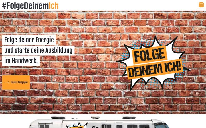Screenshot ta' folge-deinem-ich.de
