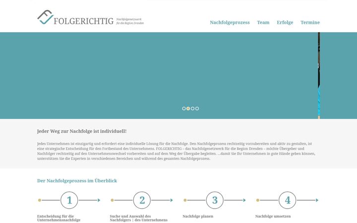 Screenshot of folgerichtig.net