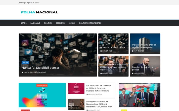 Skärmbild av folhanacional.com.br