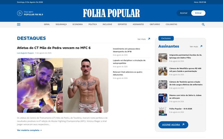 Screenshot von folhapopular.info