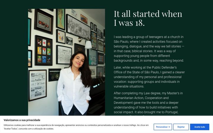 Screenshot of folhaveronica.com
