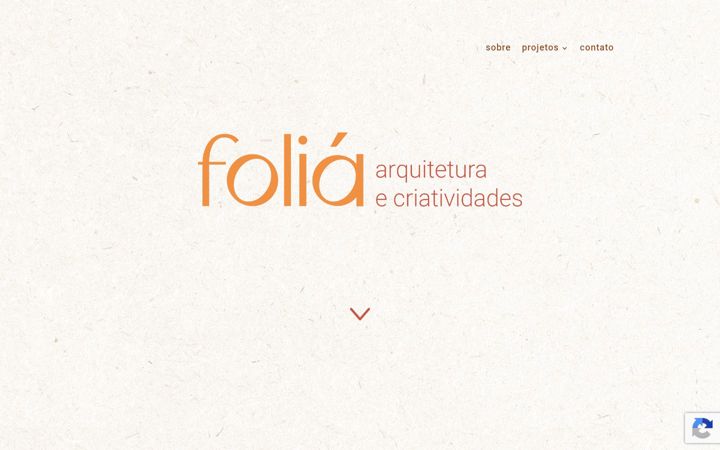 Skärmbild av foliaarquitetura.com.br