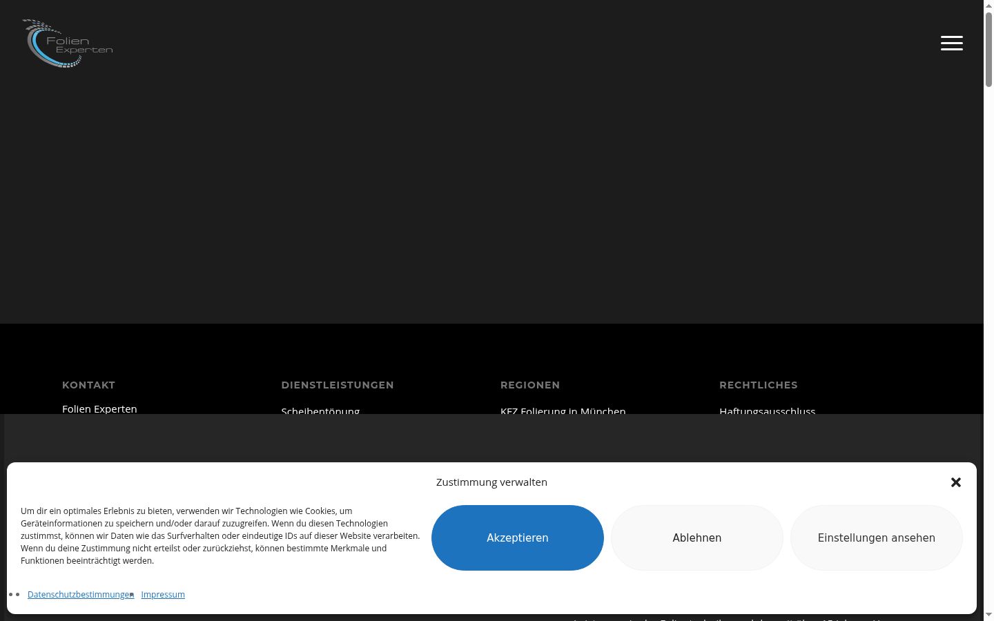 Screenshot tal-banner tal-kunsens muri qabel kwalunkwe interazzjoni