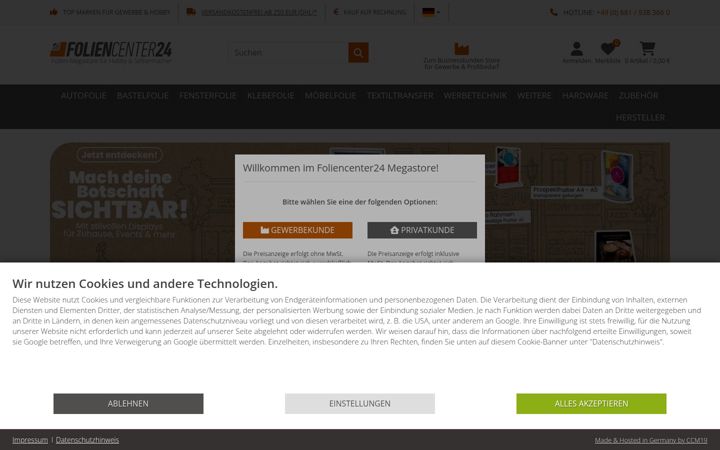 Képernyőkép: foliencenter24.com
