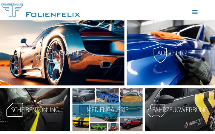 Screenshot ta' folienfelix.de