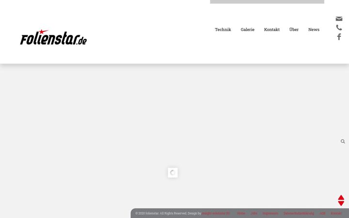 Screenshot of folienstar.de