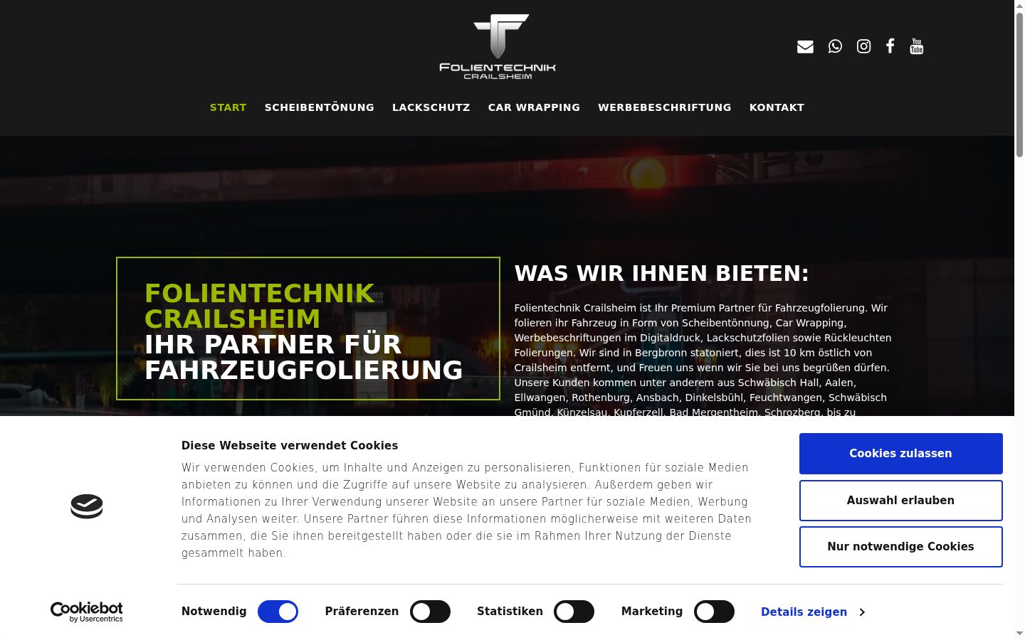 Screenshot tal-banner tal-kunsens muri qabel kwalunkwe interazzjoni