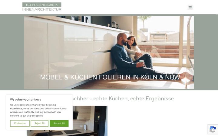 Zrzut ekranu folientechnik-innenarchitektur.de