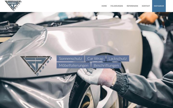 Screenshot of folientechnik-pur.de