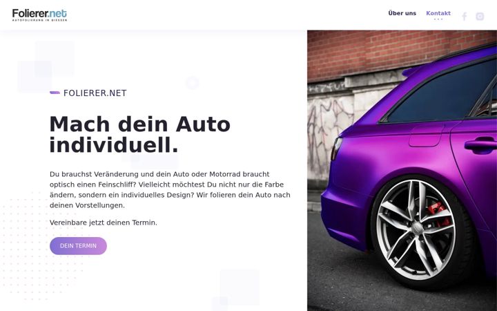 Ekraanipilt saidist folierer.net