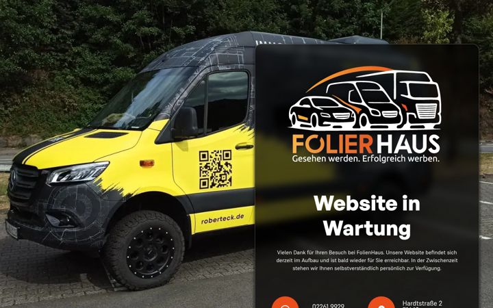 Screenshot of folierhaus.de
