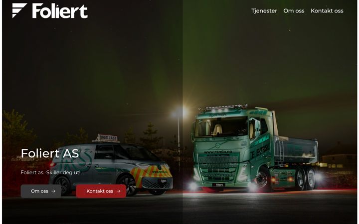 Screenshot of foliert.no