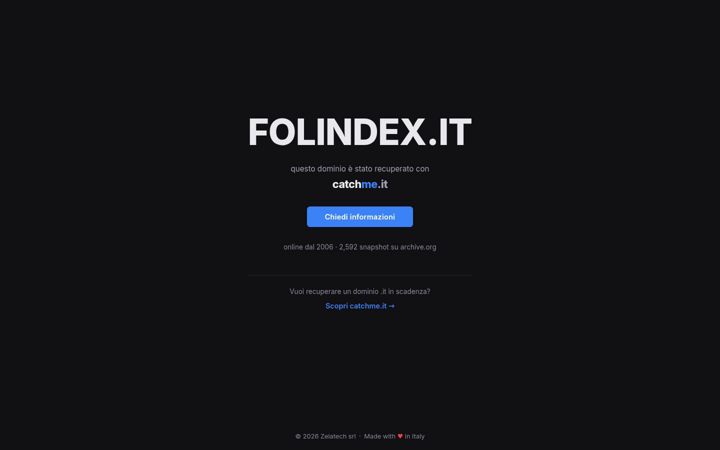 Screenshot of folindex.it