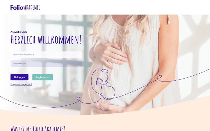 Screenshot of folio-akademie.de