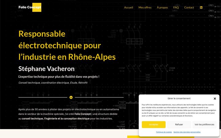 Screenshot of folioconcept.fr