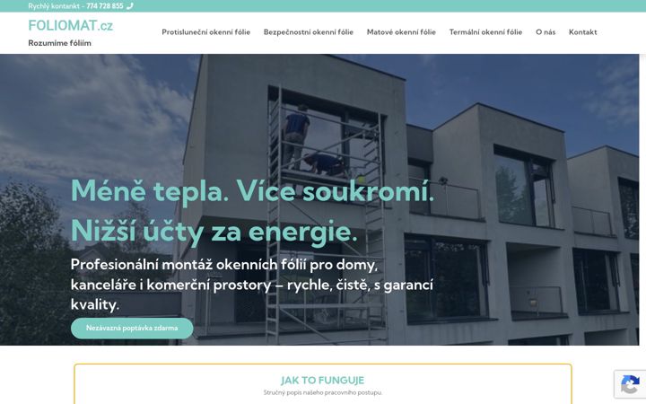 Screenshot of foliomat.cz