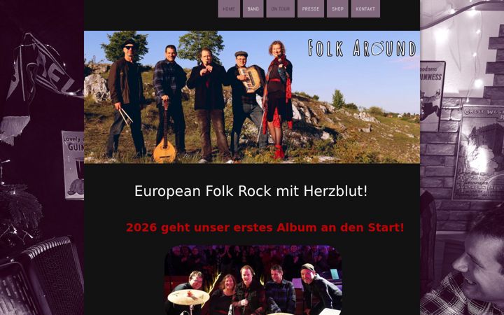 Screenshot of folkaround.de