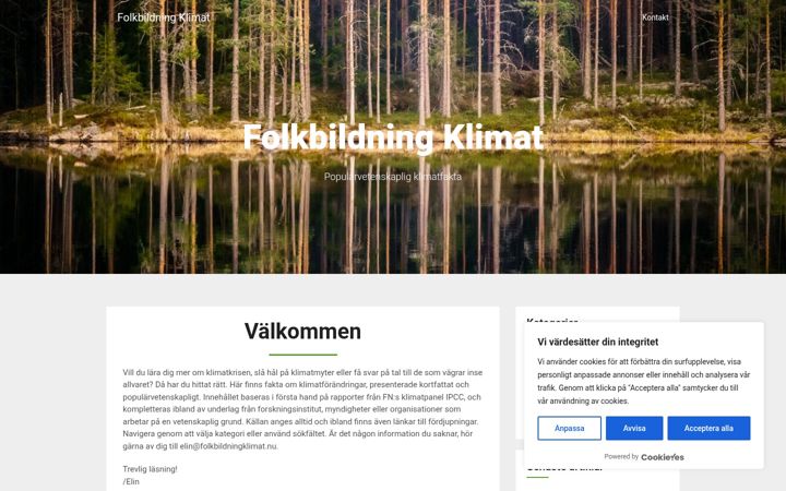 Screenshot of folkbildningklimat.nu