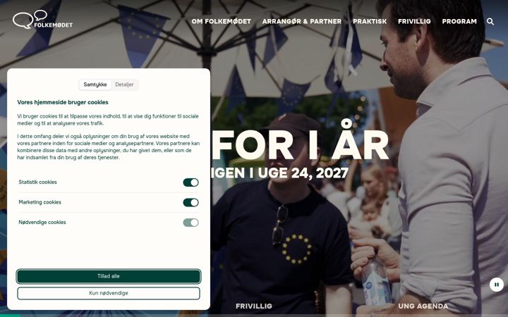 Snímek obrazovky folkemoedet.dk