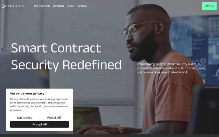 Screenshot of folkentech.com