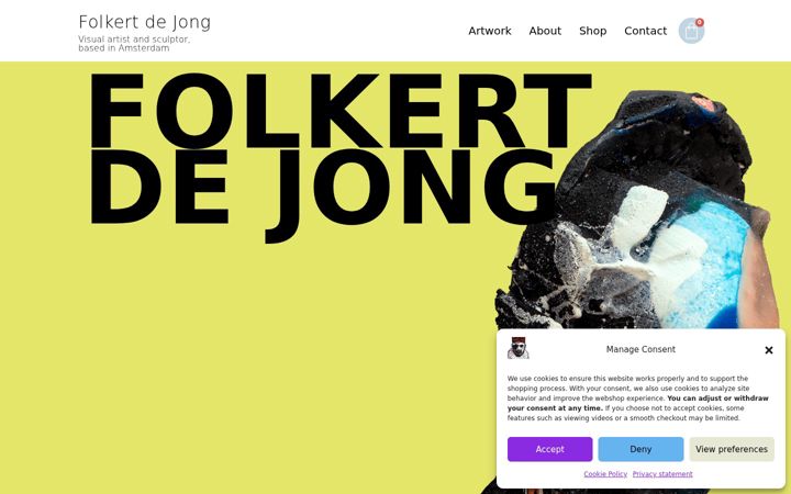 Screenshot of folkertdejong.org