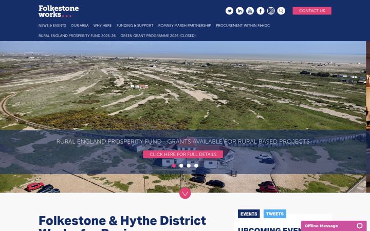 Screenshot of folkestone.works
