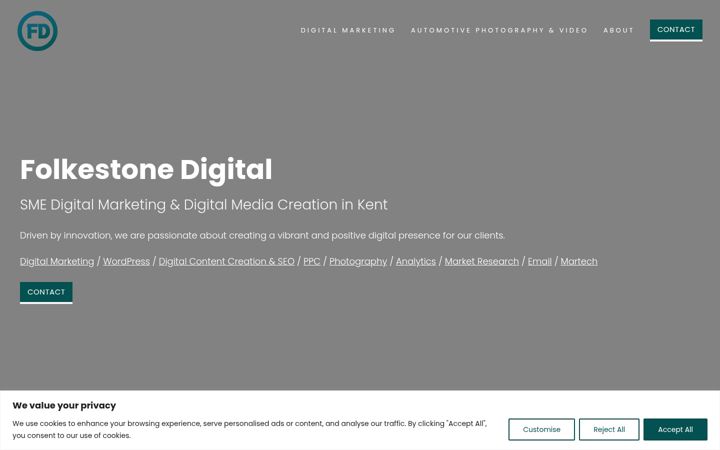 Screenshot of folkestonedigital.com