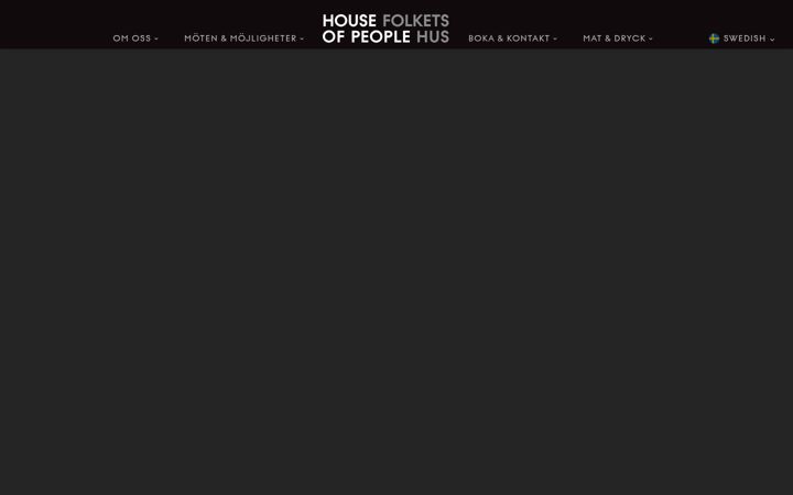 Screenshot of folketshusistockholm.se