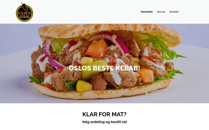 Zrzut ekranu folketskebab.no