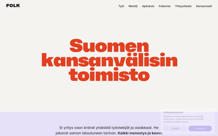 Ekrano kopija folkfinland.fi