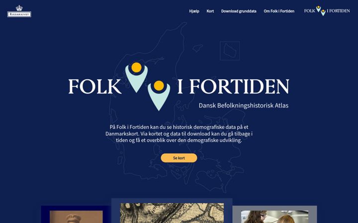 Screenshot von folkifortiden.dk