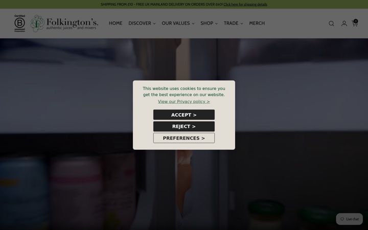 Screenshot of folkingtons.com
