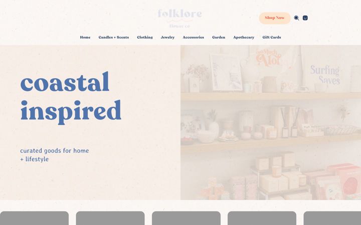 Screenshot of folklorethestore.com