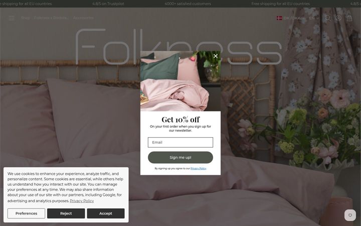 Screenshot of folkness.com