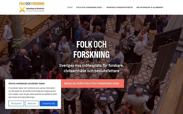 Screenshot of folkochforskning.se
