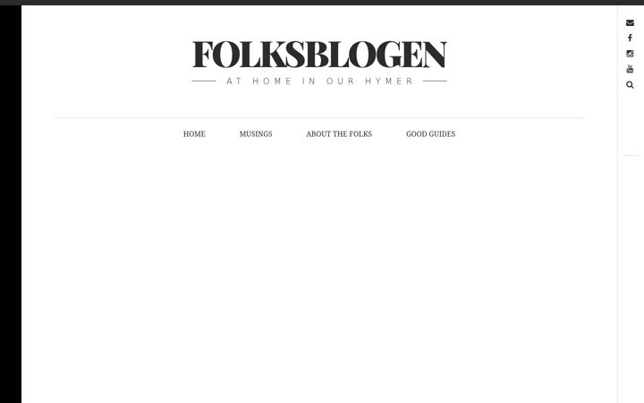 Screenshot of folksblogen.com